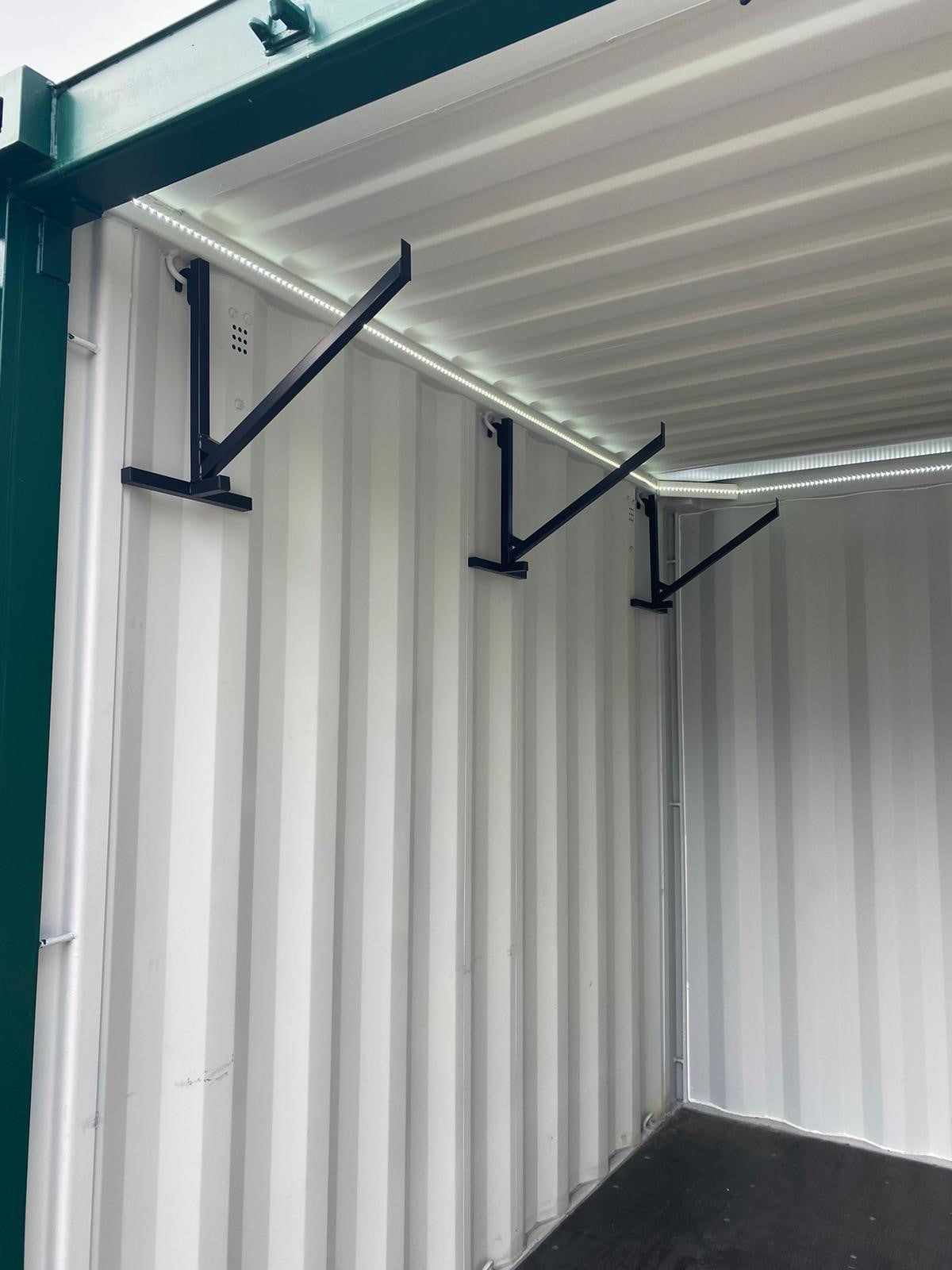 Support de rayonnage pour tuyaux à 1 niveau pour conteneur maritime