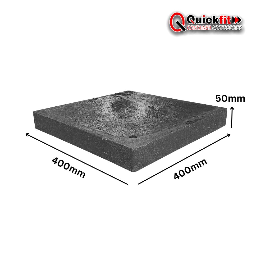 Cale de nivellement pour conteneurs 20 mm/30 mm/50 mm