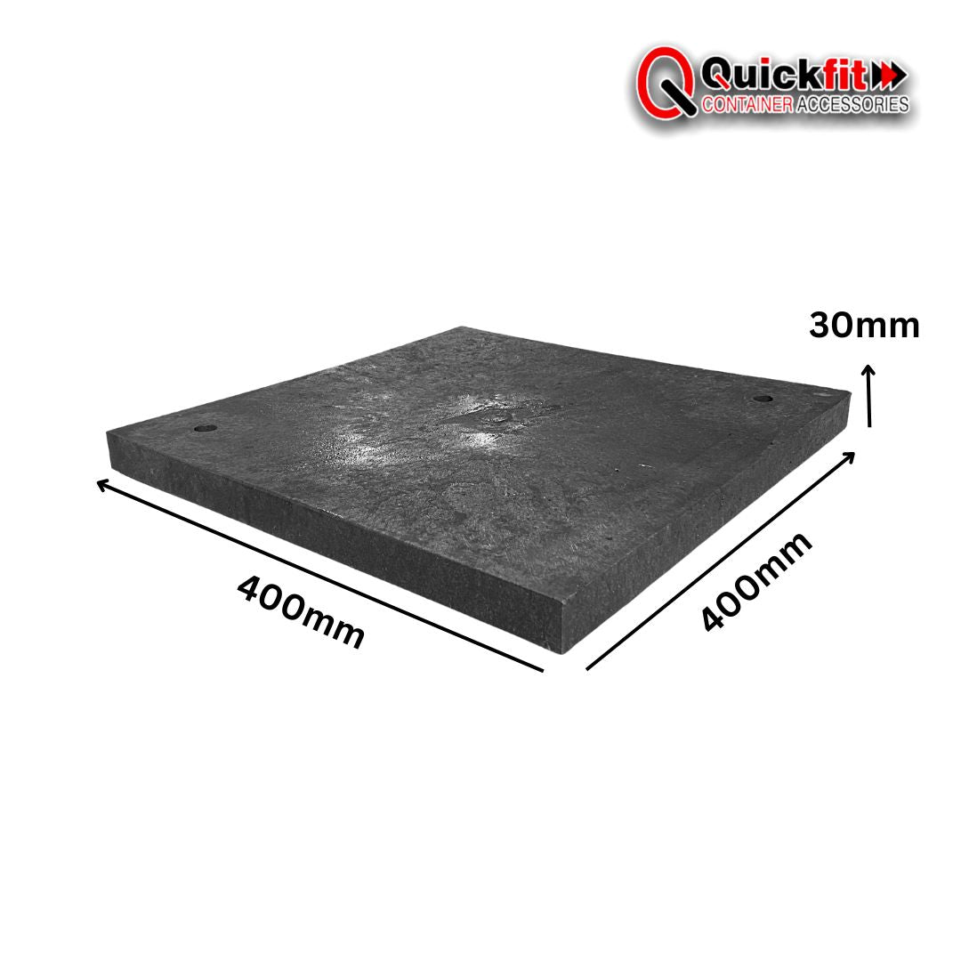 Cale de nivellement pour conteneurs 20 mm/30 mm/50 mm