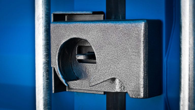 Cache cadenas pour cadenas palet