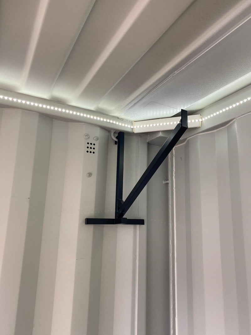 Support de rayonnage pour tuyaux à 1 niveau pour conteneur maritime