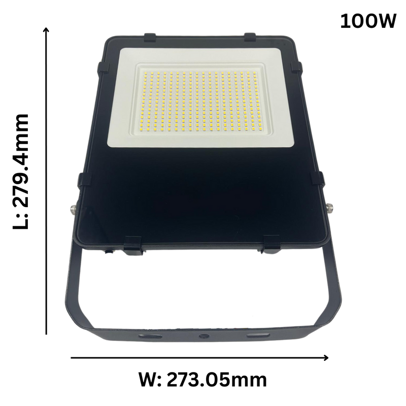 Projecteur LED extérieur – Étanche IP65, 4000K blanc neutre, faisceau large (sans détecteur PIR)