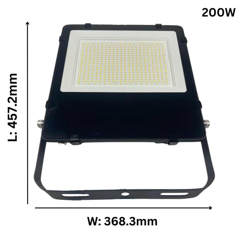 Projecteur LED extérieur – Étanche IP65, 4000K blanc neutre, faisceau large (sans détecteur PIR)