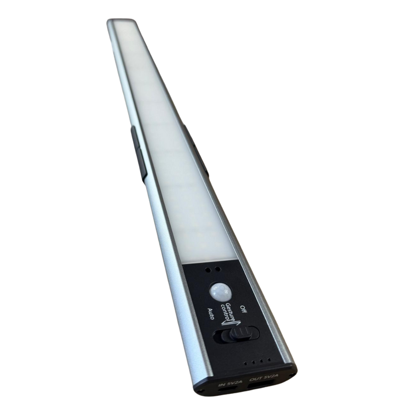 Grande lampe LED à détecteur de mouvement avec fixation magnétique
