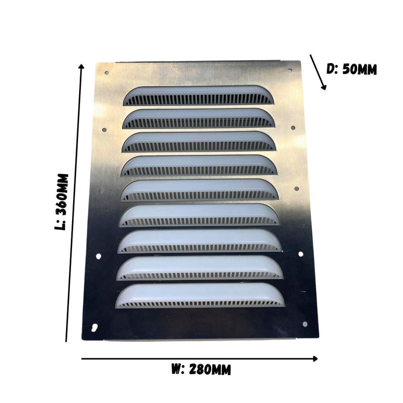 Grande ventilation en aluminium