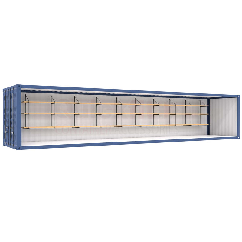 Support d’étagères à 3 niveaux