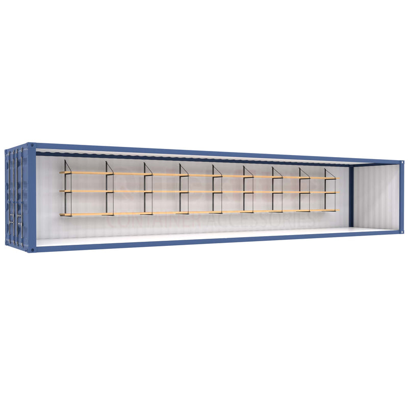 Support d’étagères à 3 niveaux