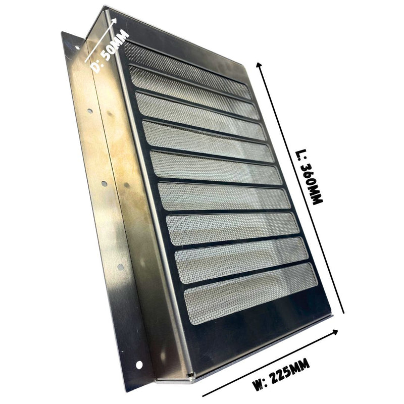 Grande ventilation en aluminium
