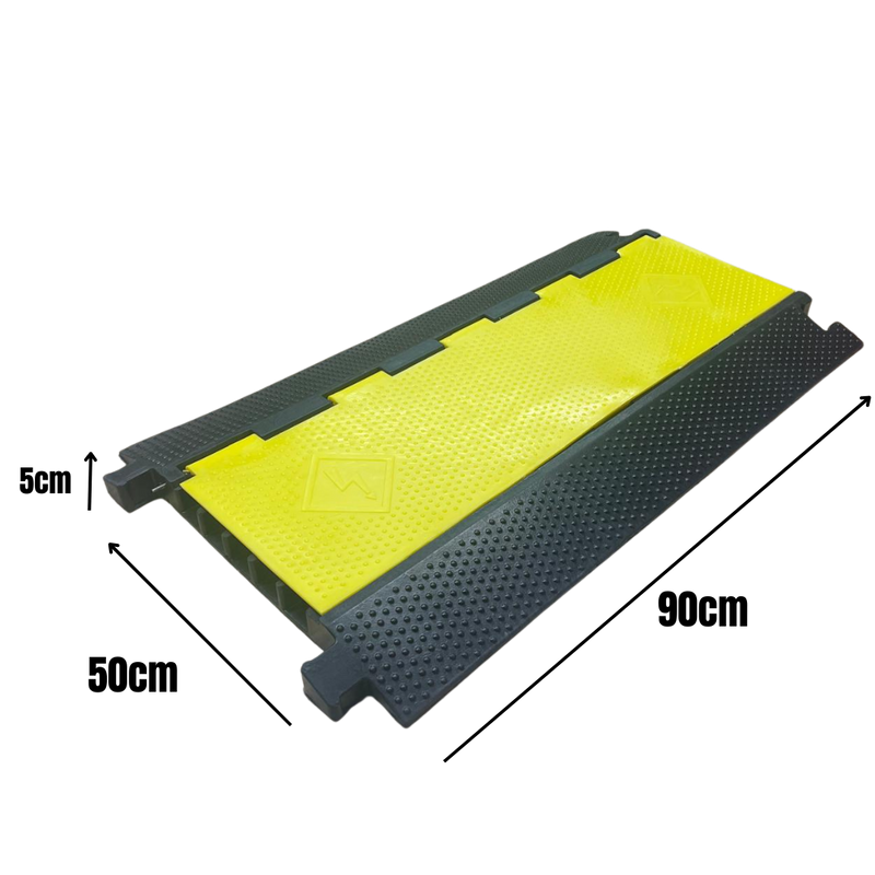 Rampe de Protection de Câbles à 5 Canaux – Usage Intensif