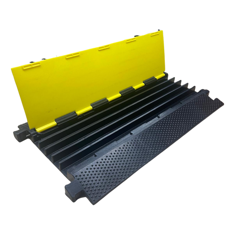 Rampe de Protection de Câbles à 5 Canaux – Usage Intensif