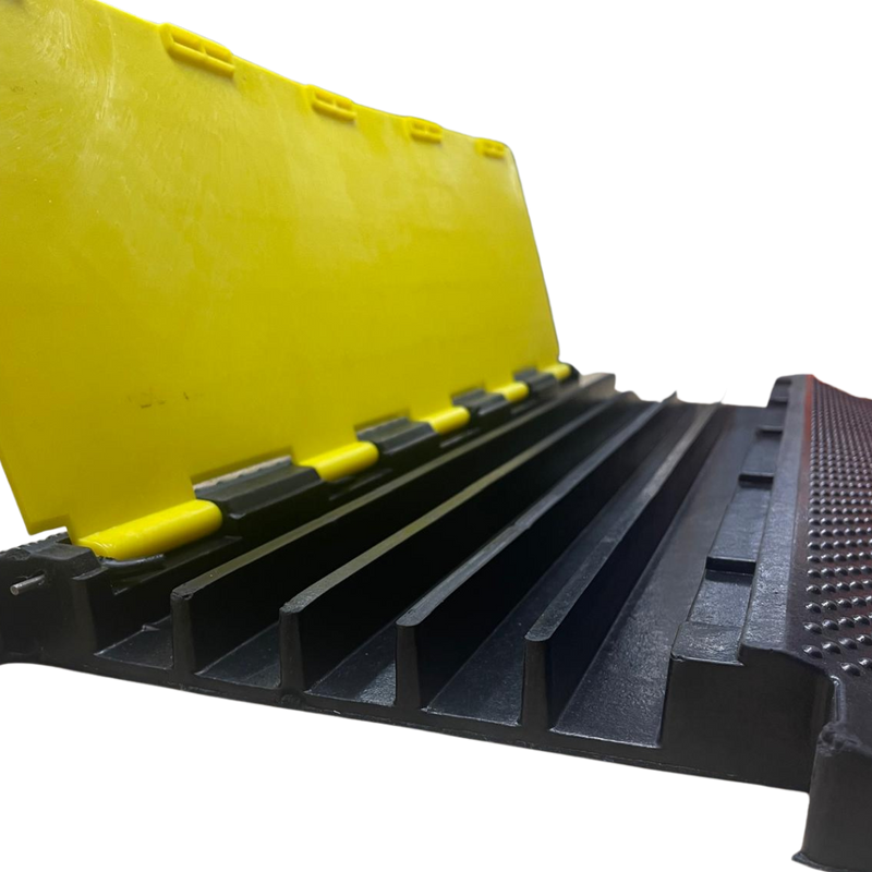 Rampe de Protection de Câbles à 5 Canaux – Usage Intensif