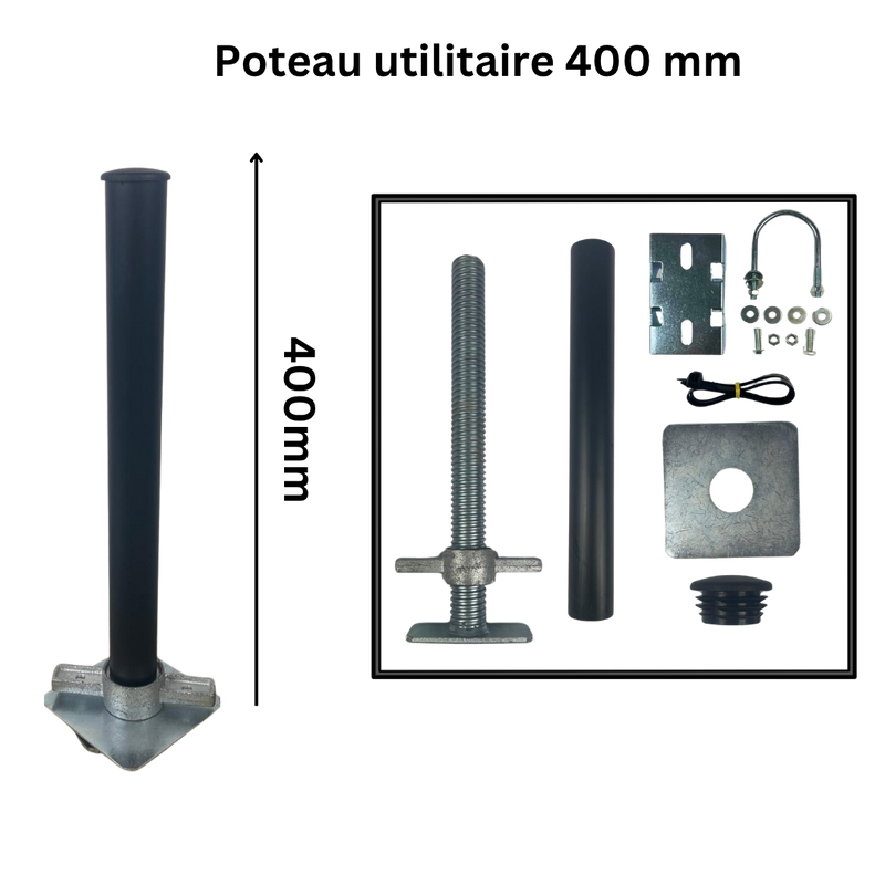 Aansluitpaal voor zeecontainers 400mm/600mm/940mm