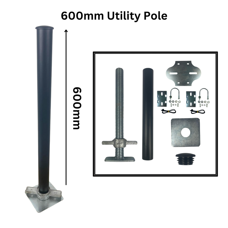 Poteau utilitaire pour conteneur maritime 400mm/600mm/940mm