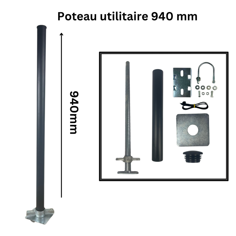 Aansluitpaal voor zeecontainers 400mm/600mm/940mm