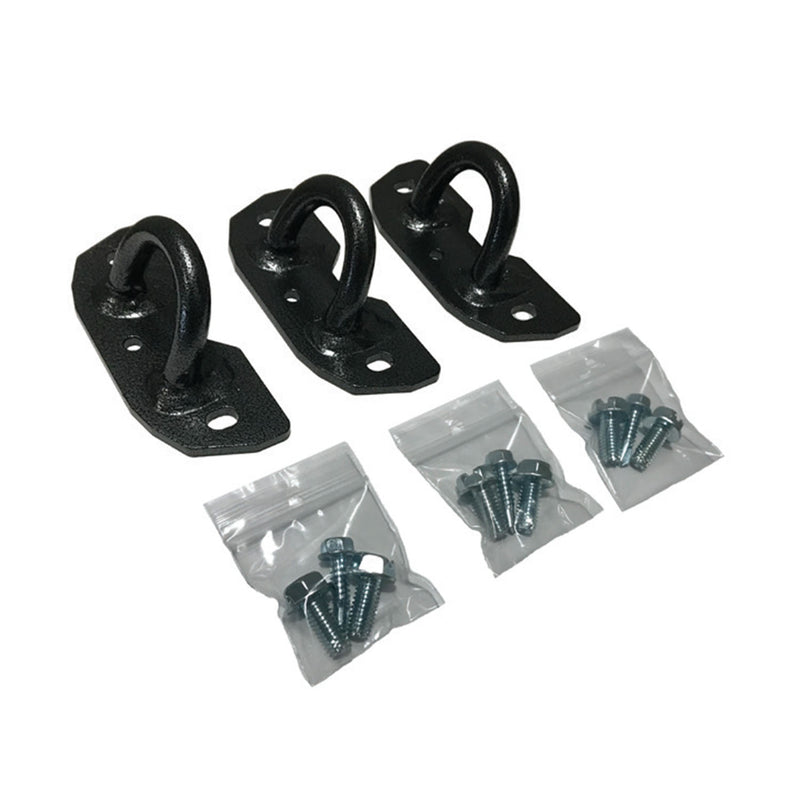 Anneaux en D à boulonner, lot de 3