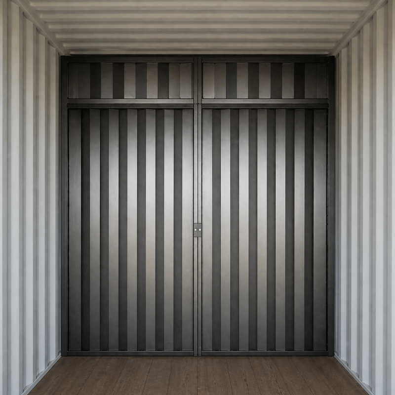 Kit cloison pour container high-cube avec panneaux d’extension