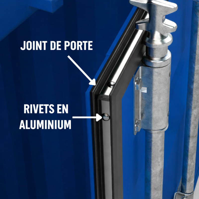 Kit complet de joints de porte pour conteneur maritime