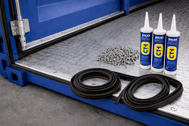 Kit complet de joints de porte pour conteneur maritime