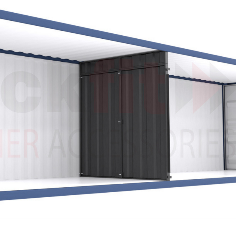 Kit cloison pour container high-cube avec panneaux d’extension