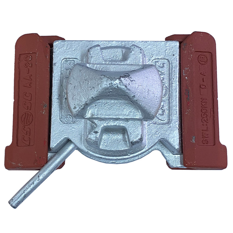 Dovetail Twistlock foundations (45- degree)