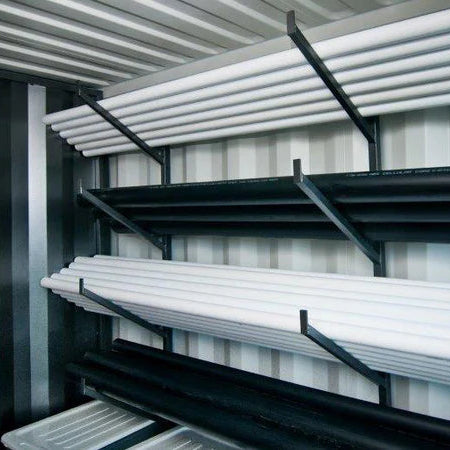 4-laags buizenreksteunen voor zeecontainers