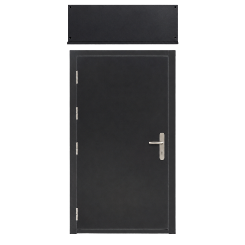 Porte simple auto-perceuse pour conteneur maritime – Sans soudure requise | Installation par soi-même
