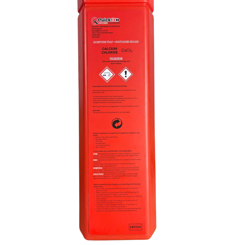 Protection des conteneurs - Piège à humidité