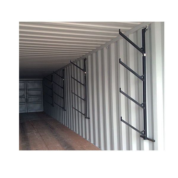 Supports de rayonnage pour tuyaux à 4 niveaux pour conteneur maritime