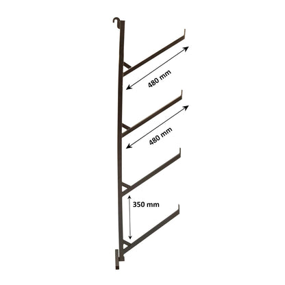 Supports de rayonnage pour tuyaux à 4 niveaux pour conteneur maritime