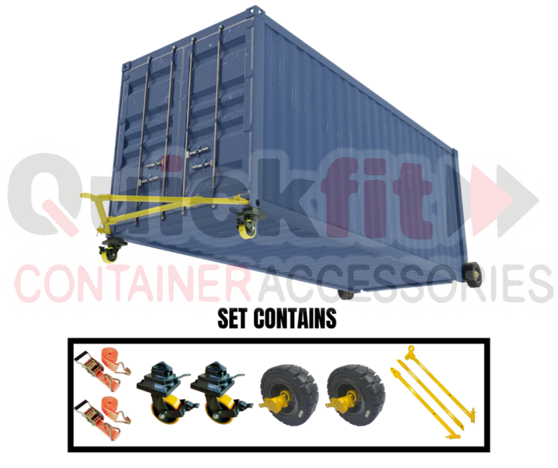 Wielstellen voor zeecontainers