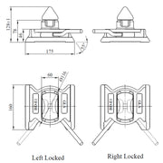 Dovetail Twistlock Stacking Pin