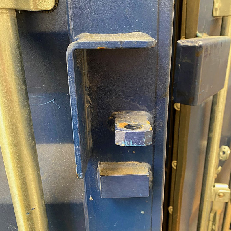 Coffret de verrouillage à souder pour conteneur d'expédition (ouverture à droite)