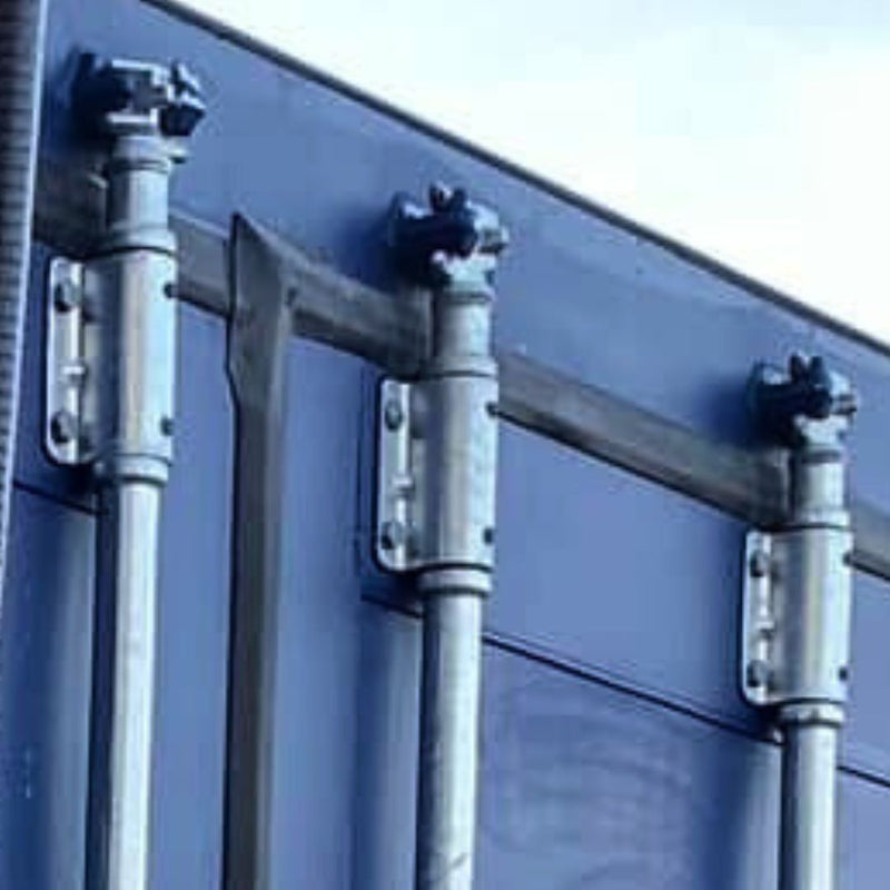 Barre de porte (crémones) pour conteneurs maritimes