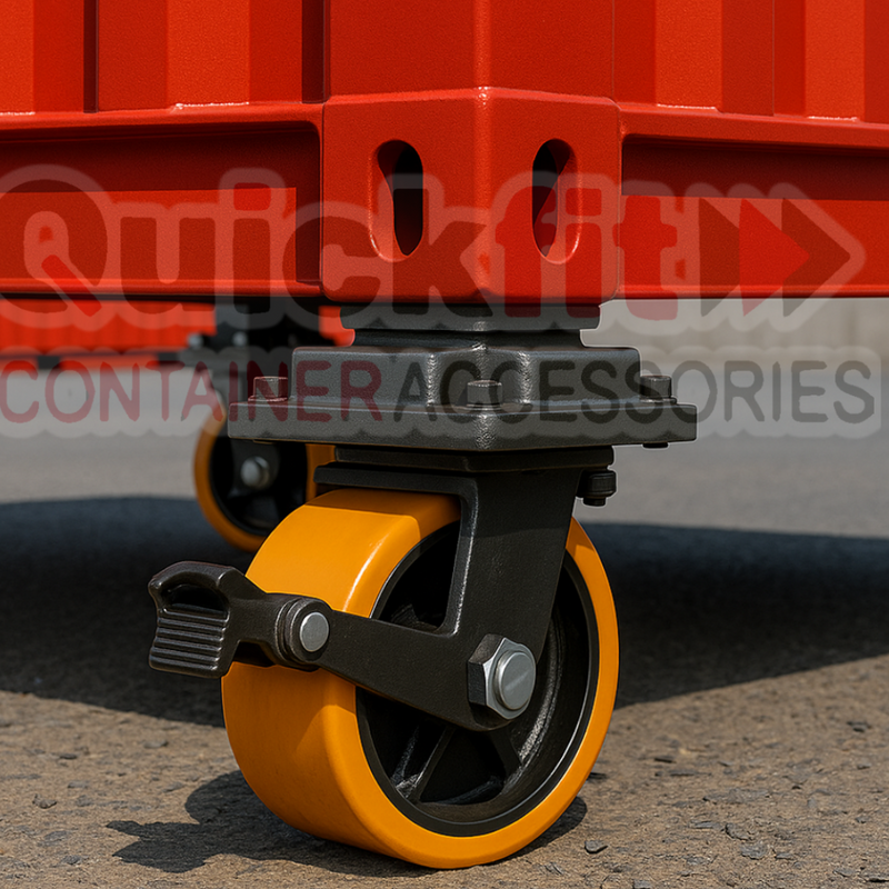 Roulettes / Patins Pour Conteneur Maritime – Mécanisme Lourd De Verrouillage Par Rotation