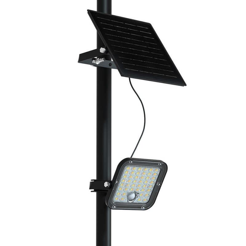 Lampe LED solaire 10W avec détecteur de mouvement PIR