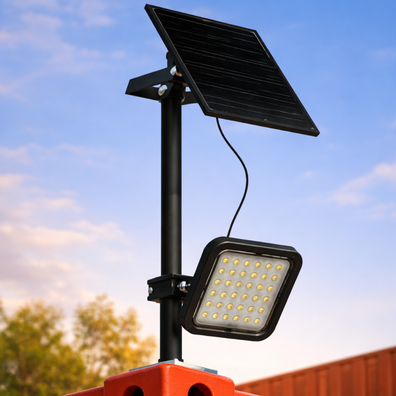 Lampe LED solaire 10W avec détecteur de mouvement PIR