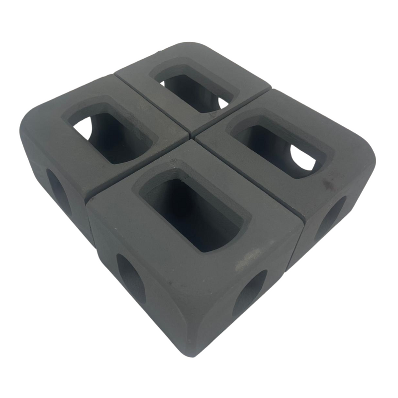 Coins ISO inférieurs pour conteneurs - Lot de 4