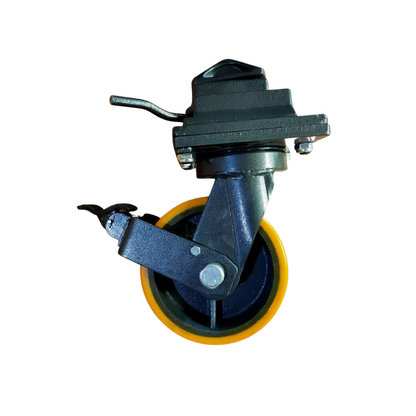 Shipping Container Caster Wheels Skates Heavy Duty Twist Lock Mechanism 7811