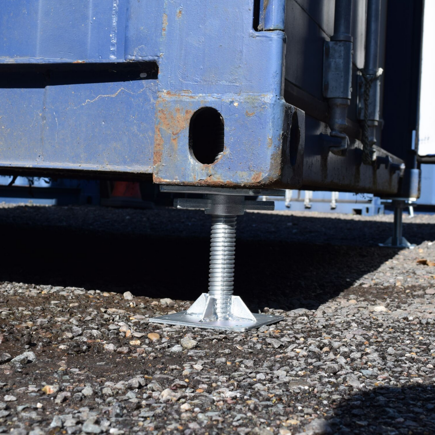 Shipping Container Levelling Pads
